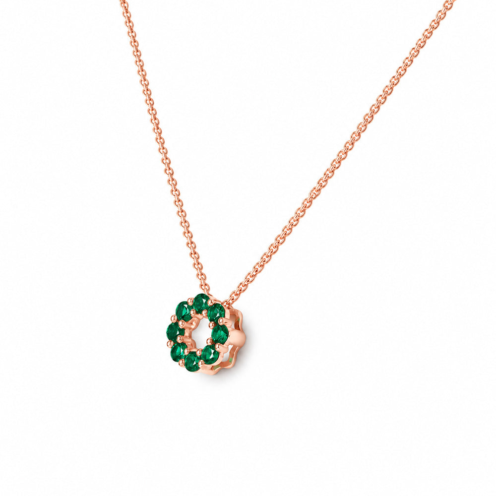 Circle of Life Necklace - Emerald