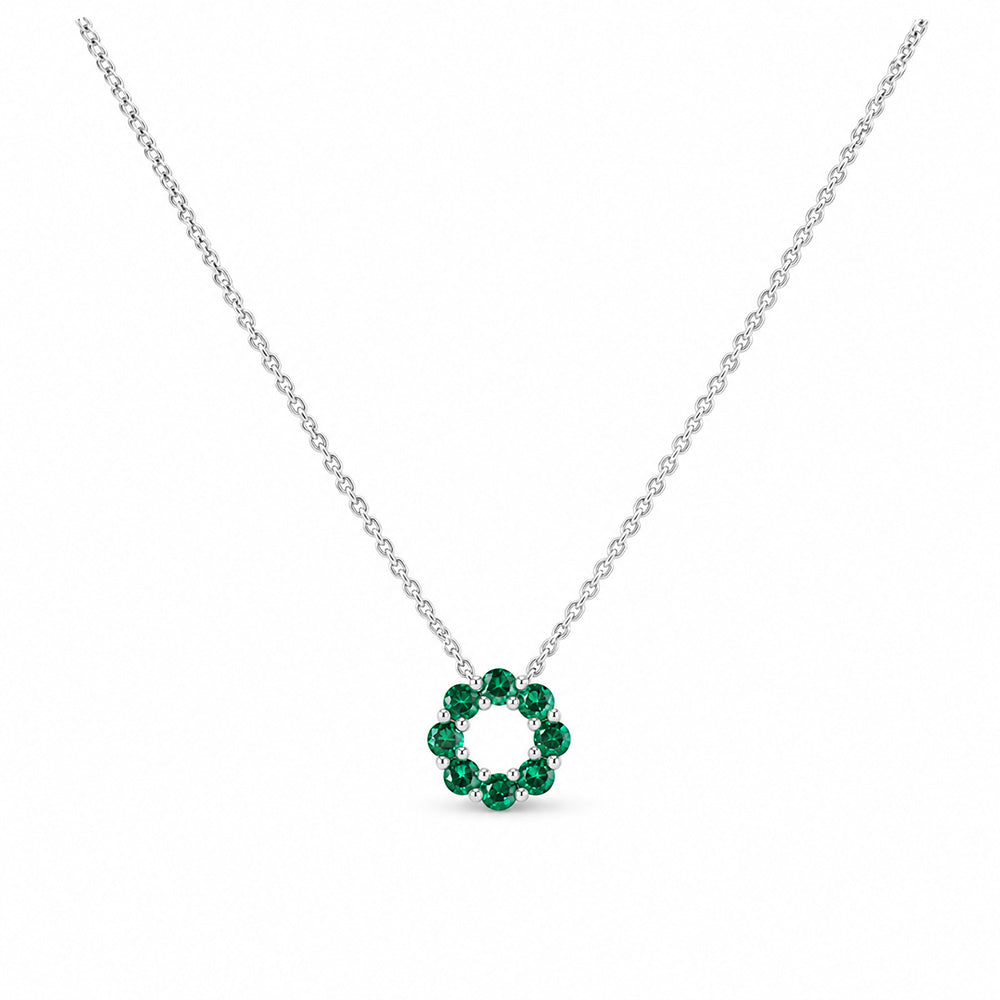 Circle of Life Necklace - Emerald
