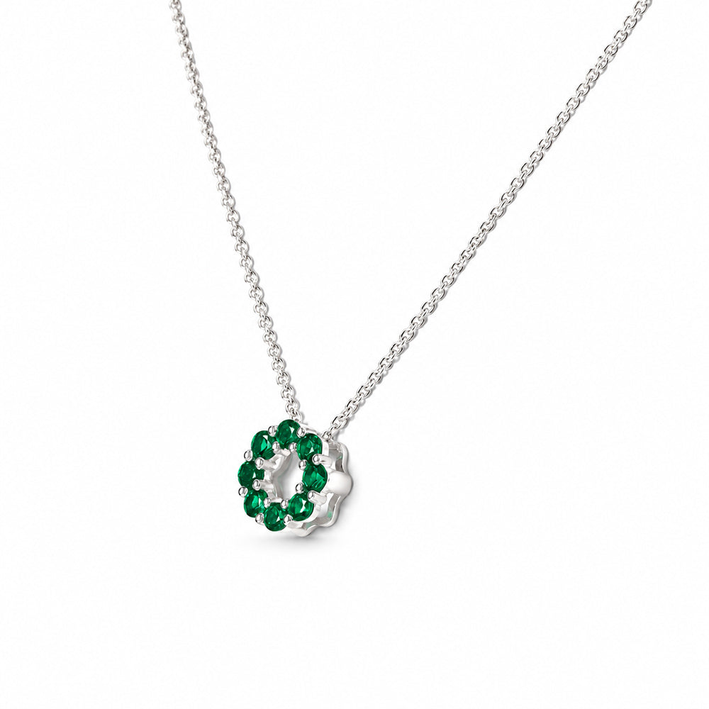 Circle of Life Necklace - Emerald