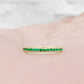 Emma, an Emerald Half Eternity Wedding Band - Victoria's Jewellery