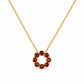Circle of Life Necklace - Garnet - Victoria's Jewellery