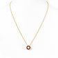 Circle of Life Necklace - Garnet - Victoria's Jewellery