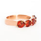Amanda, a Garnet Trellis Ring - Victoria's Jewellery