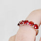 Amanda, a Garnet Trellis Ring - Victoria's Jewellery