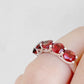 Amanda, a Garnet Trellis Ring - Victoria's Jewellery