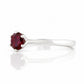 Tulip, a Six Claw Garnet Ring - Victoria's Jewellery
