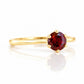 Tulip, a Six Claw Garnet Ring - Victoria's Jewellery