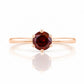 Tulip, a Six Claw Garnet Ring - Victoria's Jewellery