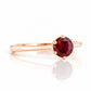 Tulip, a Six Claw Garnet Ring - Victoria's Jewellery