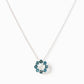 Circle of Life Necklace - London Blue Topaz