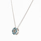 Circle of Life Necklace - London Blue Topaz