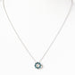 Circle of Life Necklace - London Blue Topaz