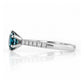 Lydia, London Blue Topaz and Diamond Ring - Victoria's Jewellery