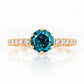 Lydia, London Blue Topaz and Diamond Ring - Victoria's Jewellery
