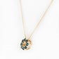 Circle of Life Necklace - London Blue Topaz - Victoria's Jewellery