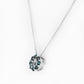 Circle of Life Necklace - London Blue Topaz - Victoria's Jewellery