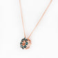 Circle of Life Necklace - London Blue Topaz - Victoria's Jewellery