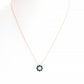 Circle of Life Necklace - London Blue Topaz - Victoria's Jewellery