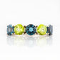 London Blue Topaz and Peridot Ring - 5.5mm