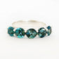 Amanda, a London Blue Topaz Trellis Ring - Victoria's Jewellery