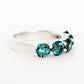 Amanda, a London Blue Topaz Trellis Ring - Victoria's Jewellery
