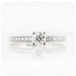 Round cut Lab Grown Diamond Engagement Ring with Accent stones - Victoria's Jewellery