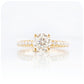 Round Brilliant cut Moissanite Engagement Ring - Victoria's Jewellery