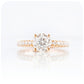 Round Brilliant cut Moissanite Engagement Ring - Victoria's Jewellery