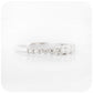 Round Brilliant cut half eternity Wedding band Ring - Victoria's Jewellery