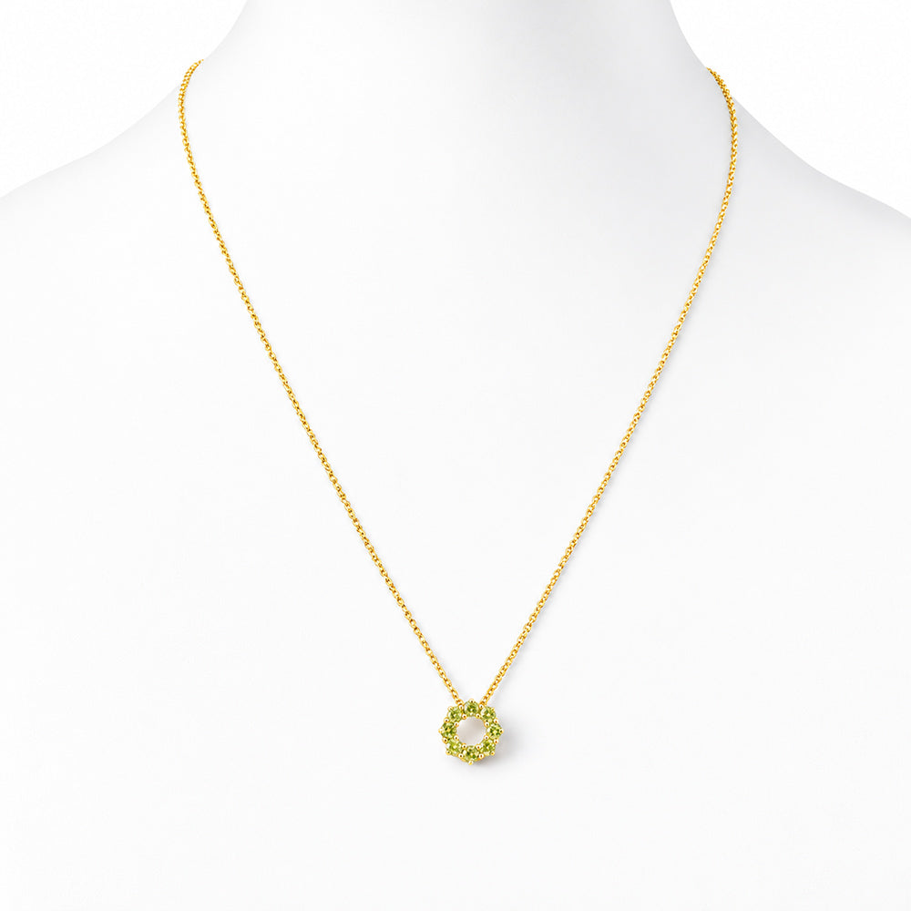 Circle of Life Necklace - Peridot