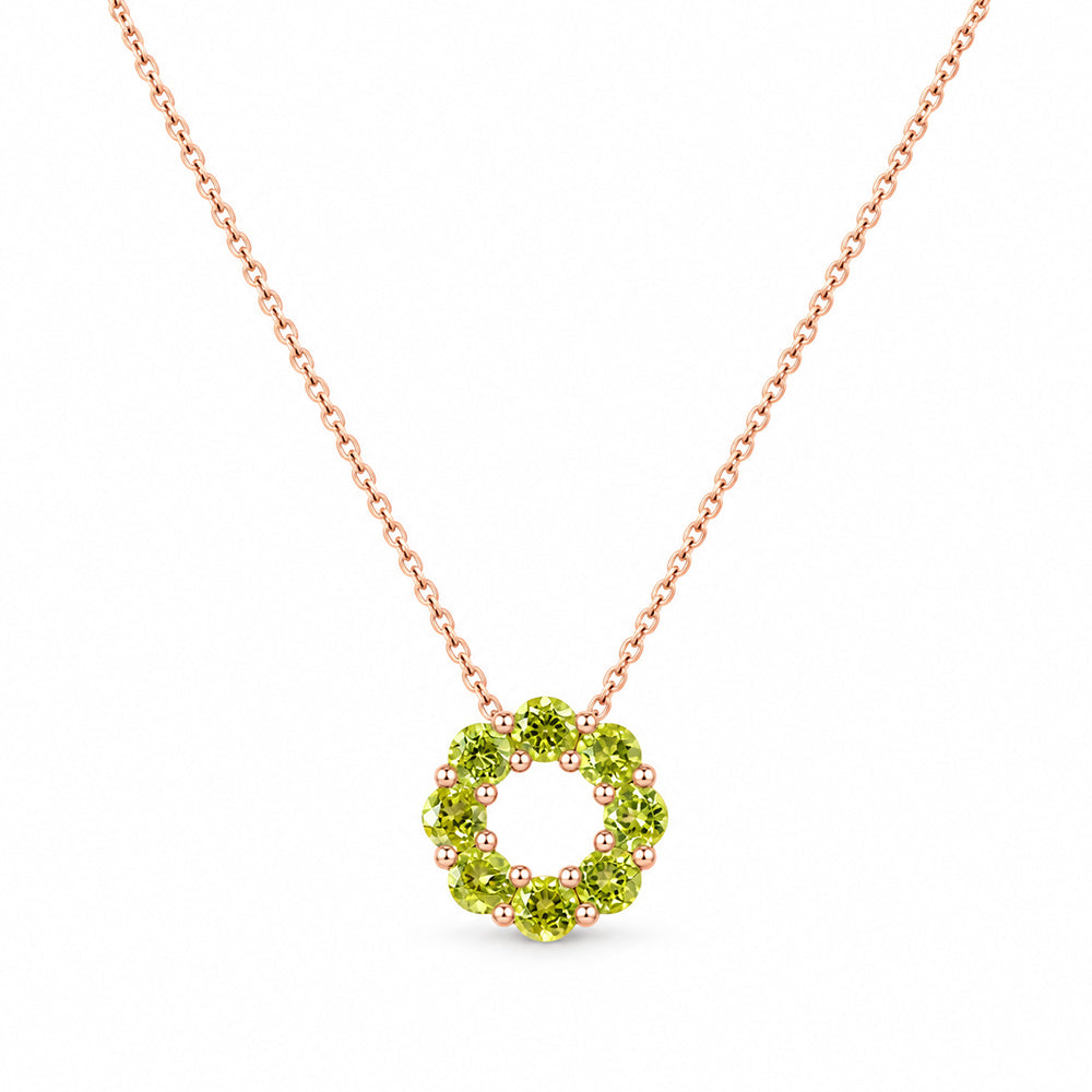Circle of Life Necklace - Peridot