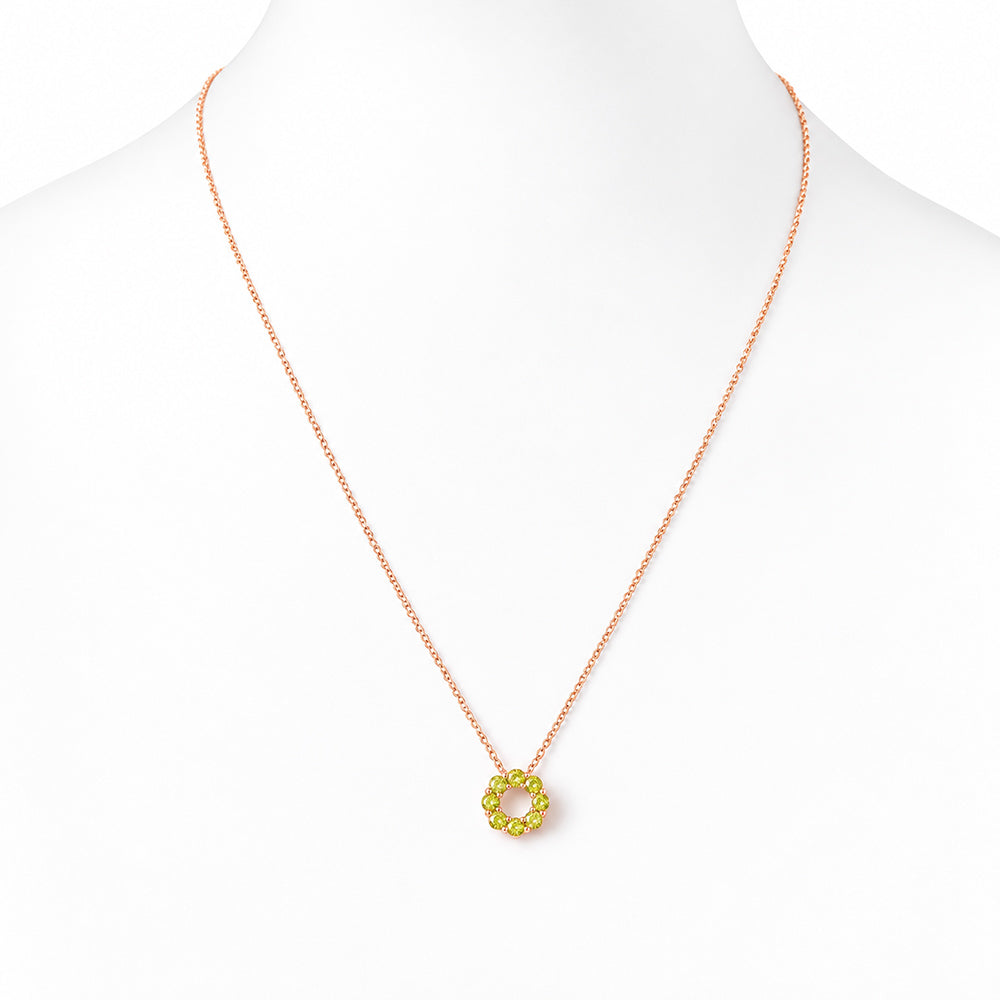 Circle of Life Necklace - Peridot