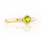 Milly, a Peridot and Lab Diamond Ring - Victoria's Jewellery