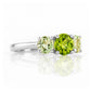 Aria, Peridot and Prasiolite Trilogy Ring - Victoria's Jewellery