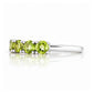 Annie, a Peridot Half Eternity Ring - Victoria's Jewellery