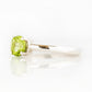 Lina, a Round cut Peridot Solitaire Ring - Victoria's Jewellery