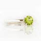 Lina, a Round cut Peridot Solitaire Ring - Victoria's Jewellery