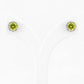 Bella, a Peridot Stud Earring - Victoria's Jewellery