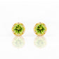 Bella, a Peridot Stud Earring - Victoria's Jewellery