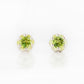 Bella, a Peridot Stud Earring