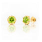 Bella, a Peridot Stud Earring - Victoria's Jewellery