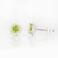 Bella, a Peridot Stud Earring