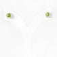 Bella, a Peridot Stud Earring