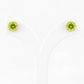 Bella, a Peridot Stud Earring - Victoria's Jewellery