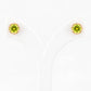 Bella, a Peridot Stud Earring - Victoria's Jewellery