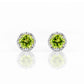 Bella, a Peridot Stud Earring - Victoria's Jewellery