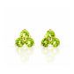 The Trilogy Peridot Stud Earrings - Victoria's Jewellery