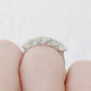 Danelle, a Prasiolite Half Eternity Trellis Ring