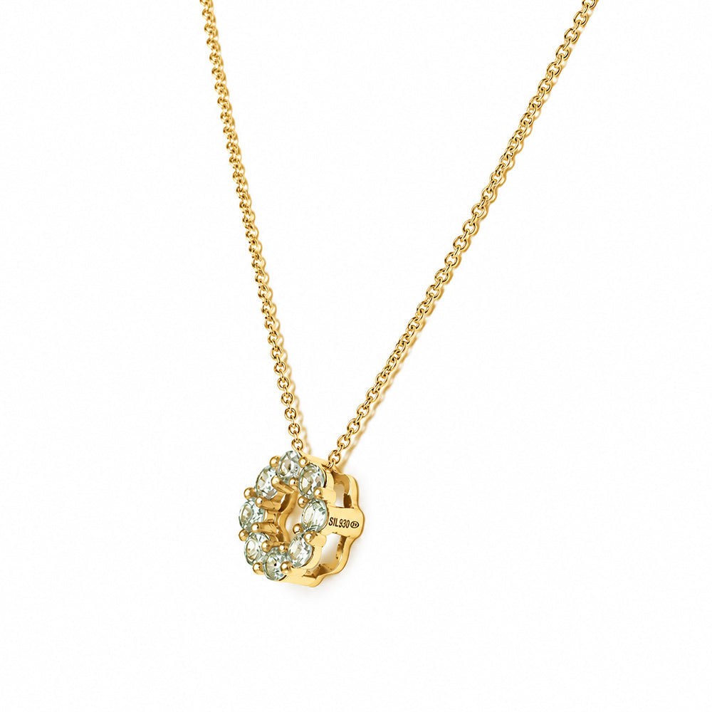 Circle of Life Necklace - Prasiolite