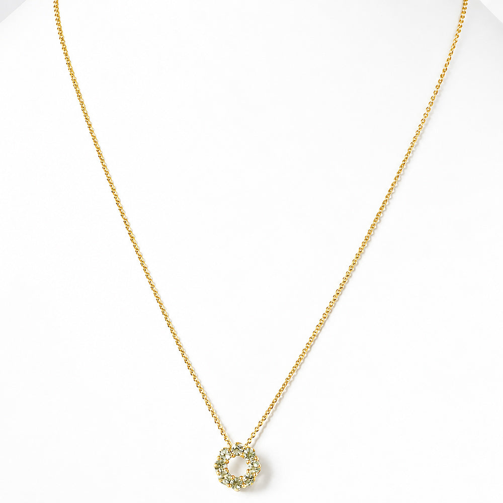 Circle of Life Necklace - Prasiolite